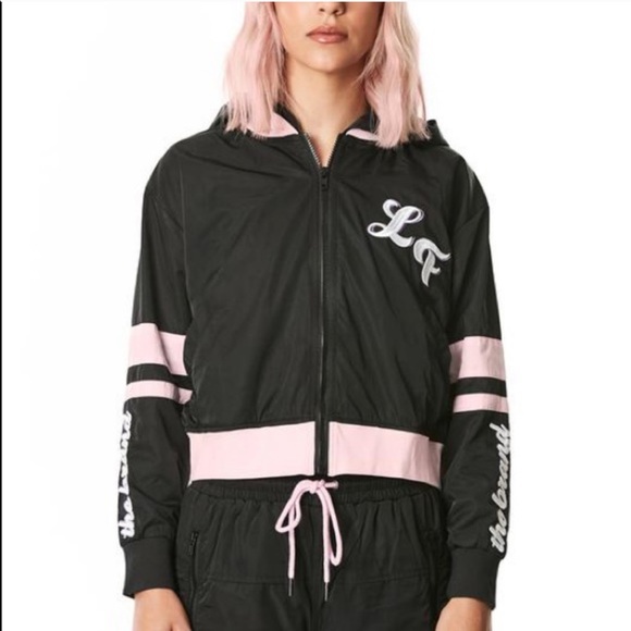 LF the Brand Tracksuit w Windbreaker & Track Pants Joggers Logo Striped Zip Up - Picture 4 of 15